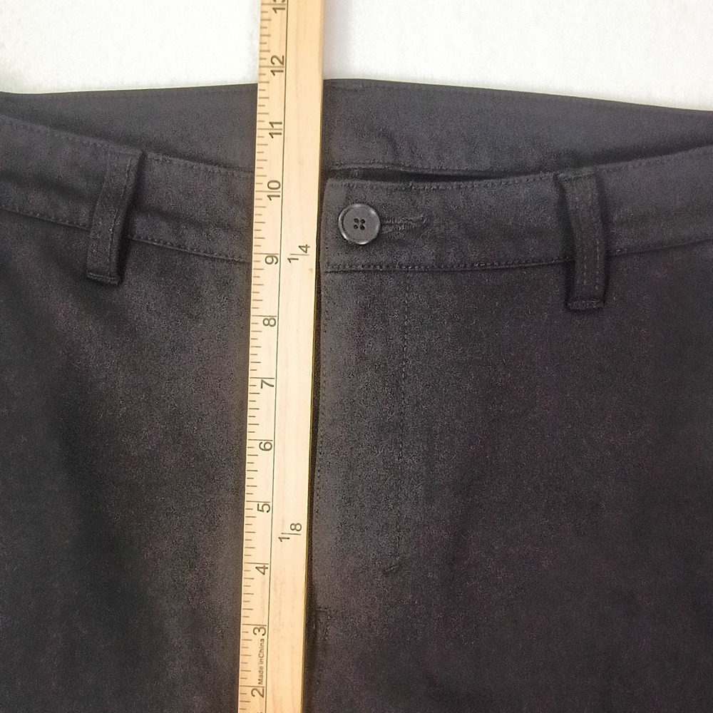 BYLT Premium Basics Everyday Pant Mens 34 Black Slim Fit Stretch Trousers - Picture 6 of 11